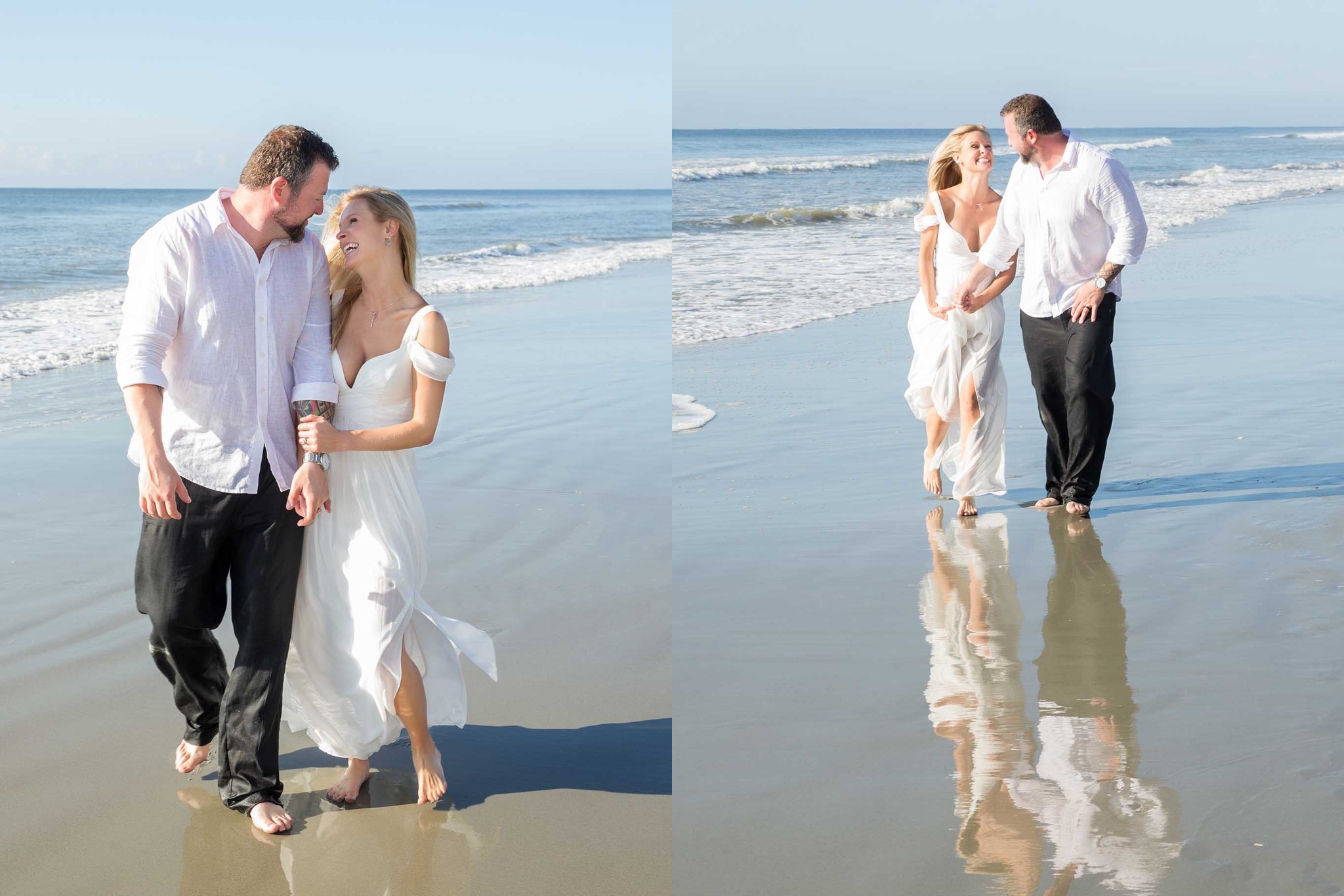 bride and groom together