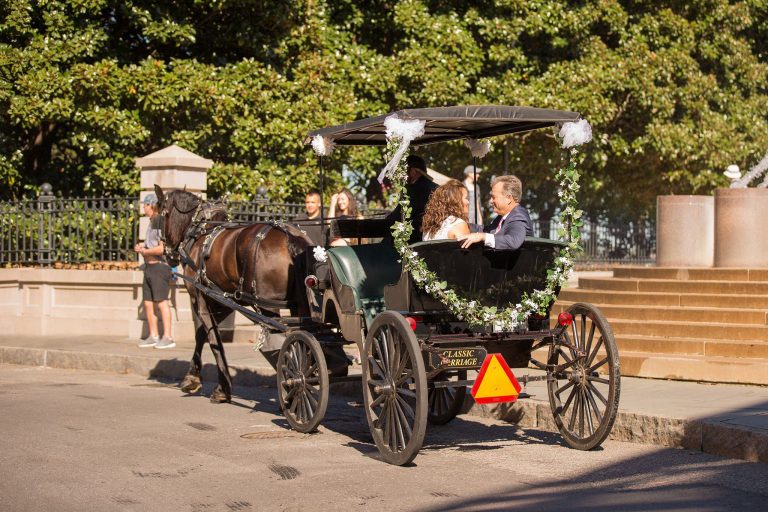 Stunning wedding photo session in Waterfront Park