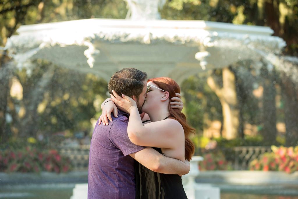Engagement photo session in Savannah