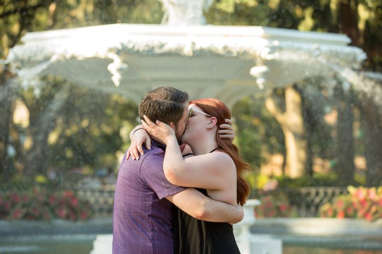 Engagement photo session in Savannah