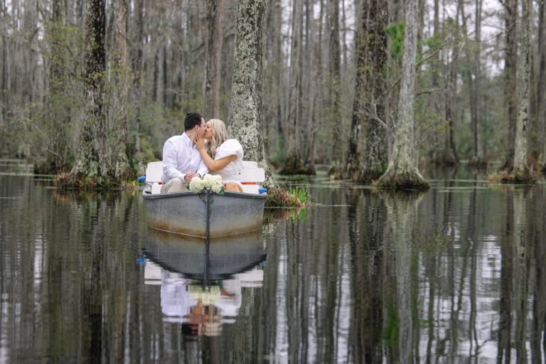 Enchanting Engagement Session at Cypress Gardens: Bailey and Ryan