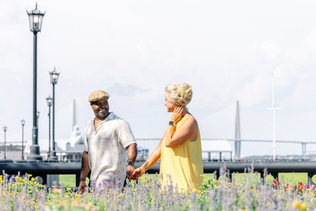 Vibrant Engagement Session at Waterfront Park: Tricia and Gregg’s Story
