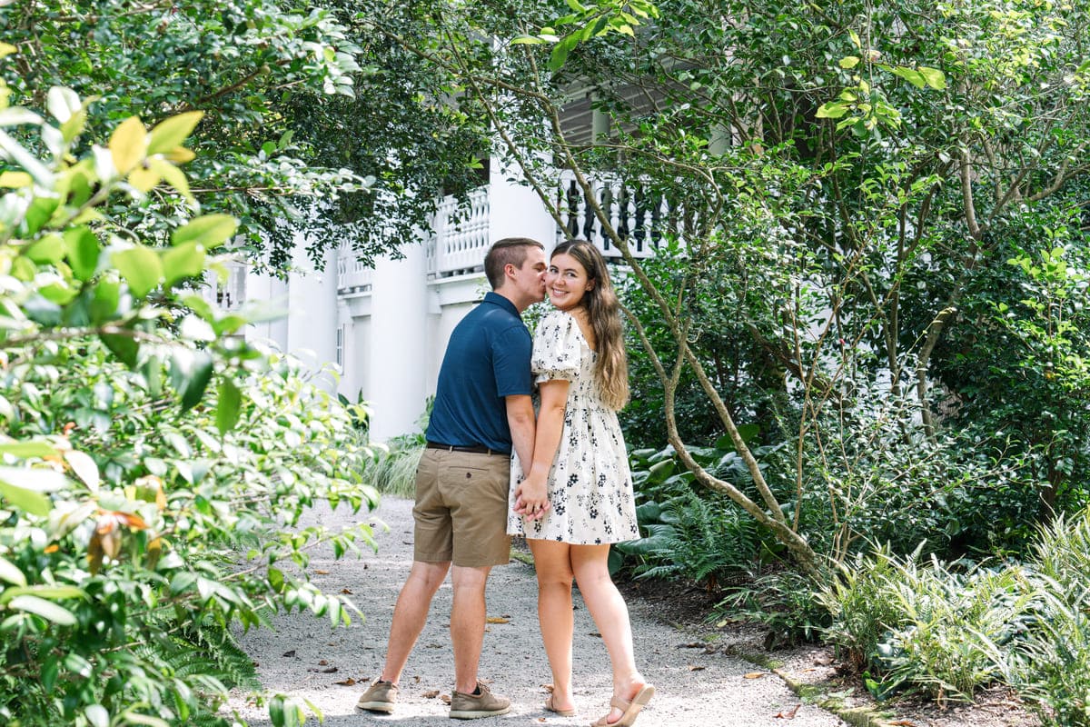 lovely couple proposal cypress lake