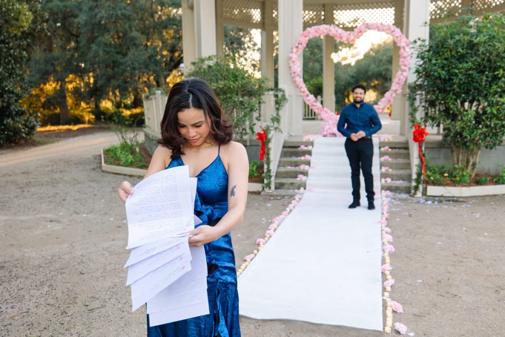 The Unforgettable Evening Proposal at Hampton Park’s Gazebo: Yorvi & Nicole’s Story