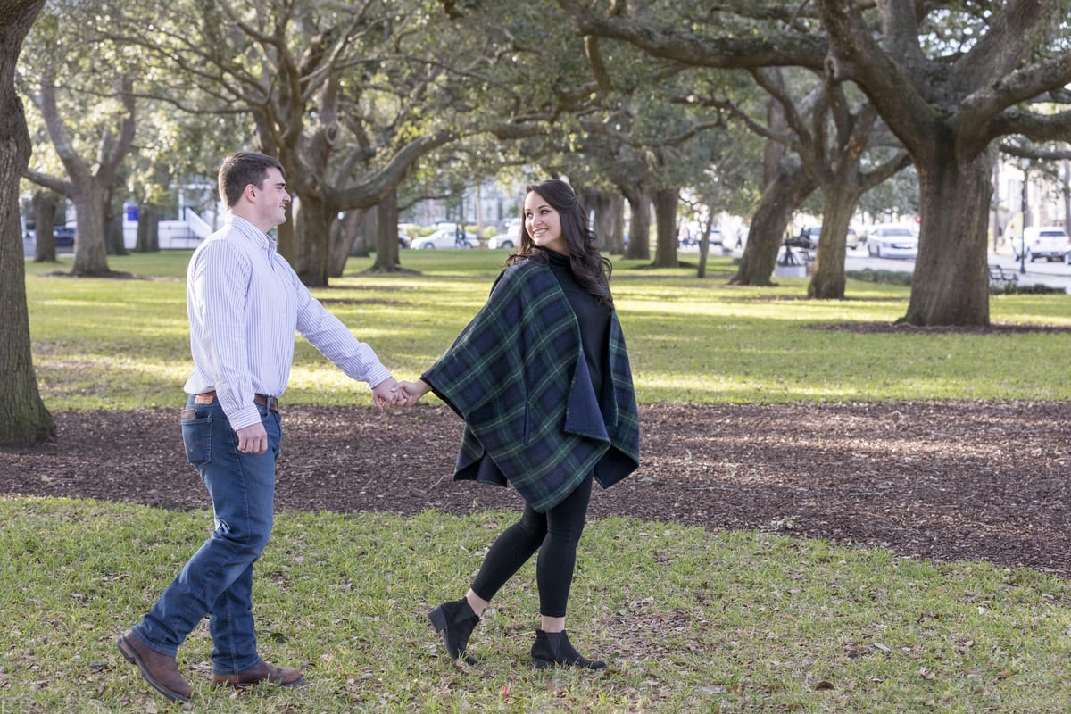 proposal session at white point garden rachel and eric