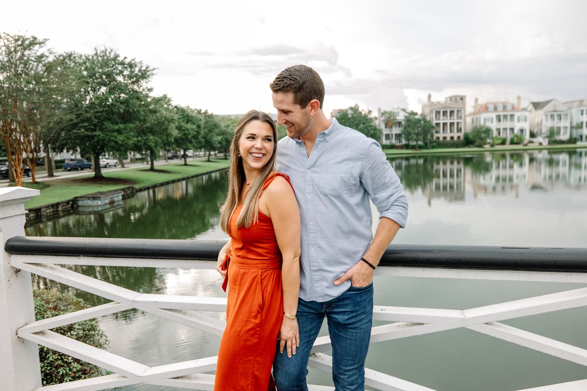 romantic engagement session ion mount pleasant