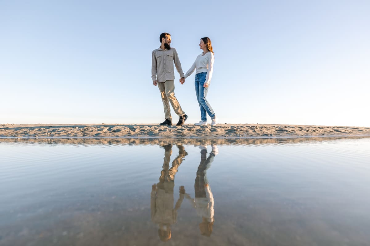 romantic engagement session isle of palms colby derek