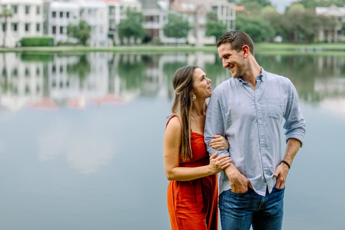 waterfront engagement photography ion charleston