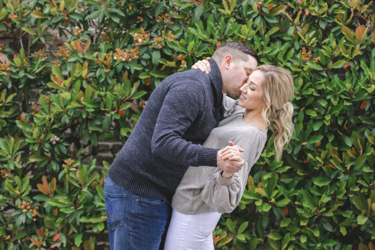 rainbow row engagement photography