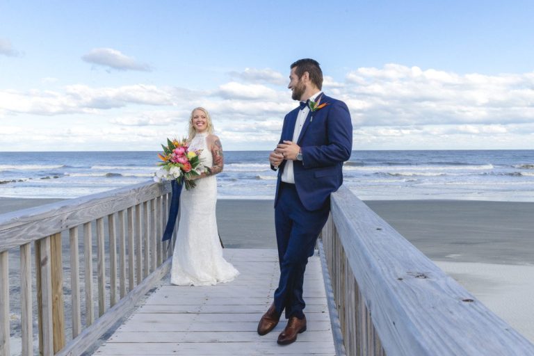 Wedding session, Folly Beach