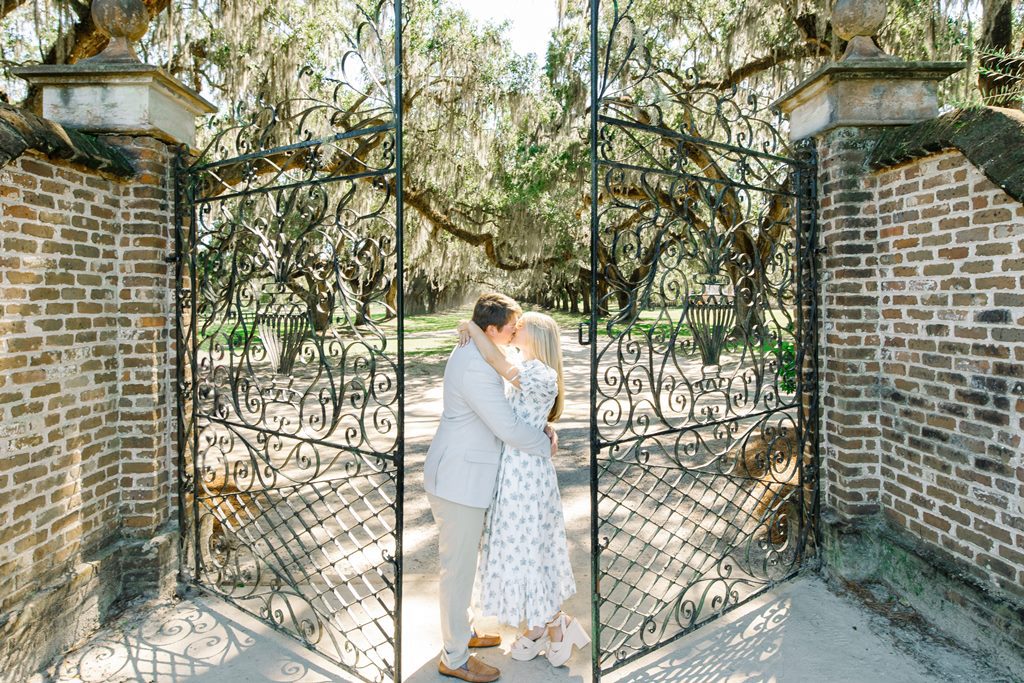 charleston engagement photographers at boone hall plantation and gardens