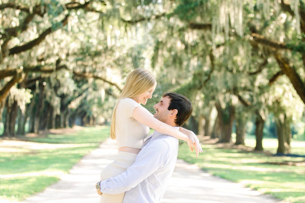 charleston engagement photographers at boone hall plantation and gardens