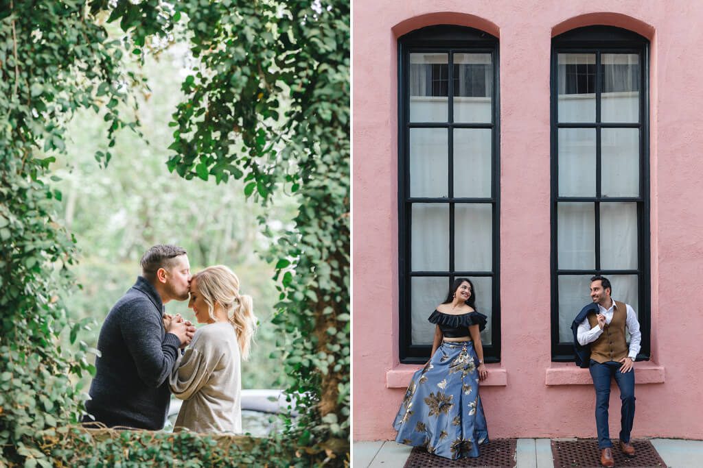 charleston engagement photographers at elliott street