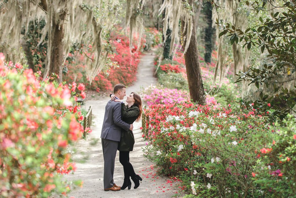 charleston engagement photographers at middleton place