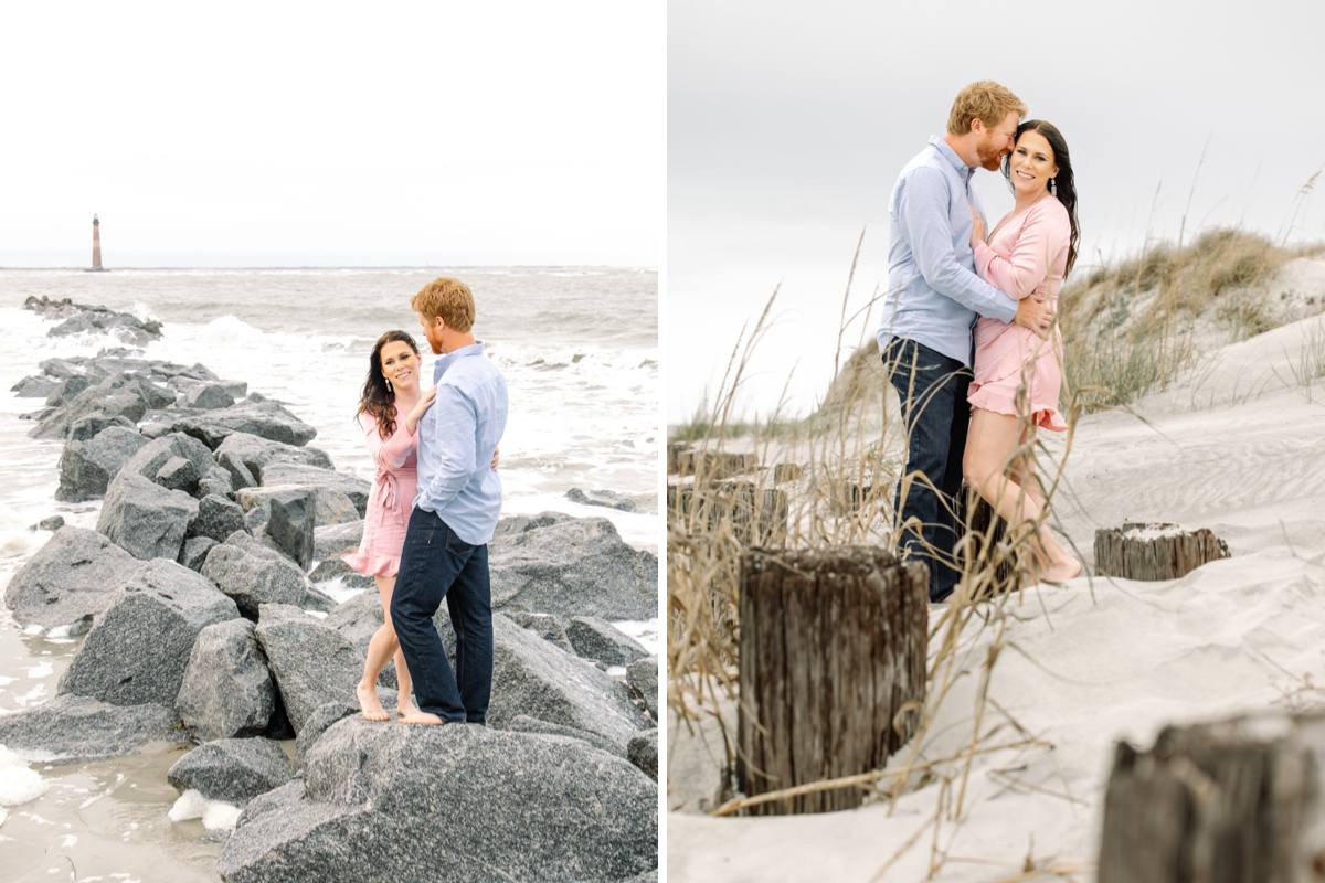 charleston engagement photographers morris island