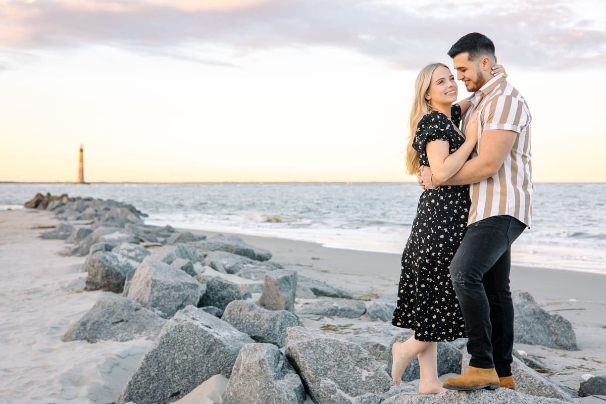 charleston engagement photographers morris island