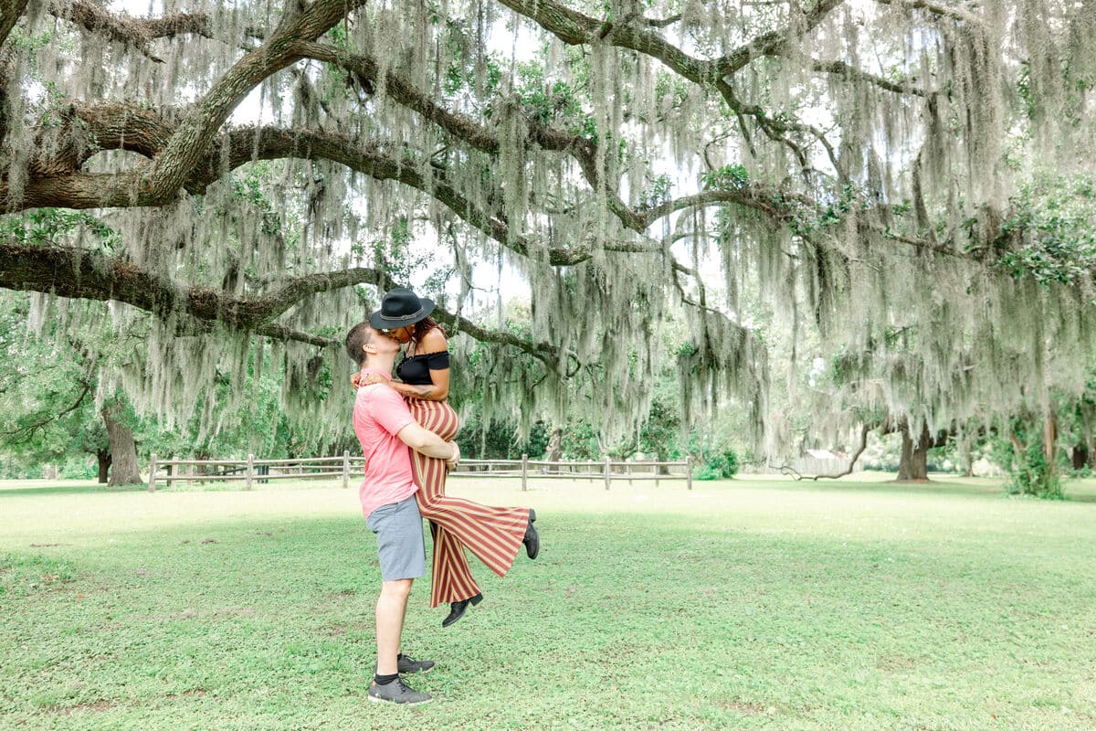 charleston photo art engagement session