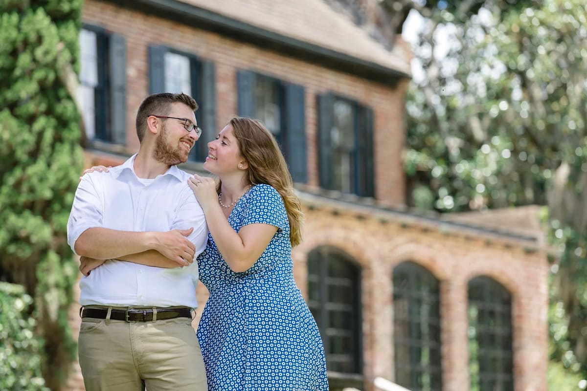 charleston photo art middleton place engagement photos