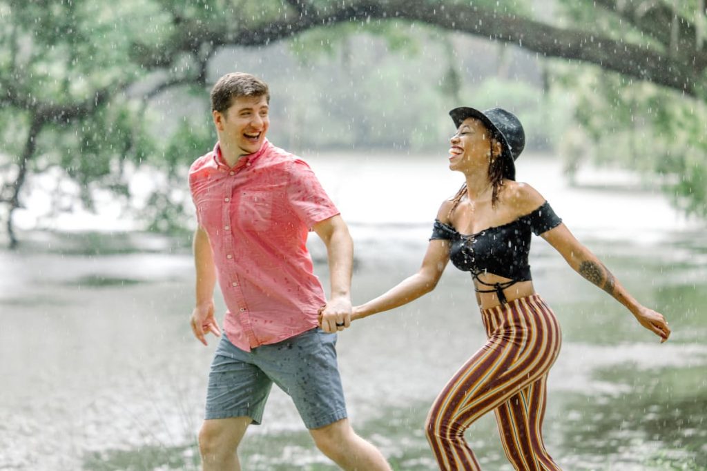Kiara and Logan’s Engagement Session at Charles Towne Landing State Historic Site