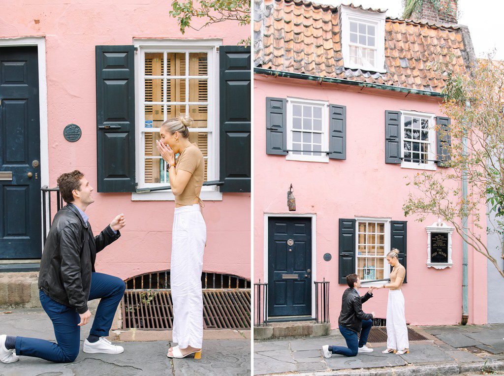 secret proposal at pink house