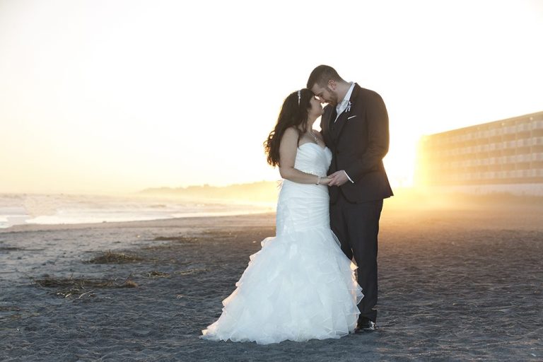 Spectacular wedding photo shoot on Folly Beach