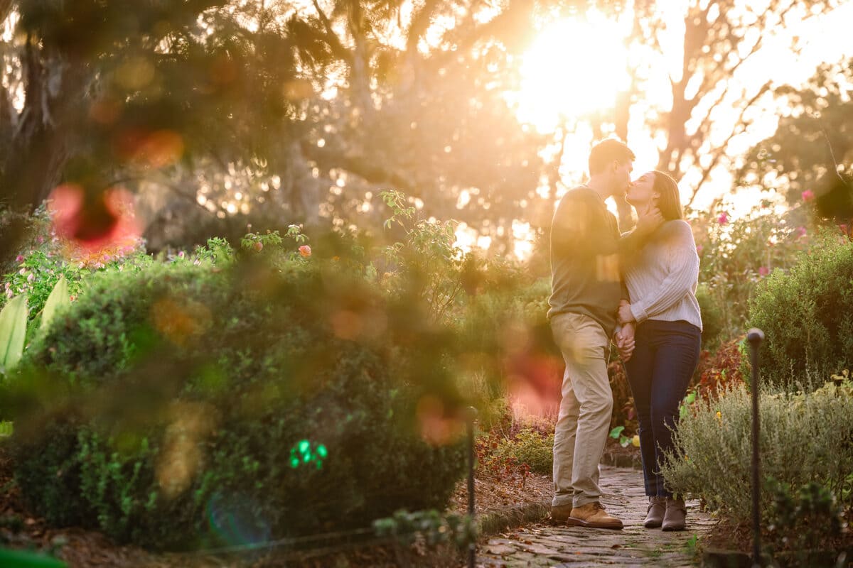 charleston engagement photography boone hall