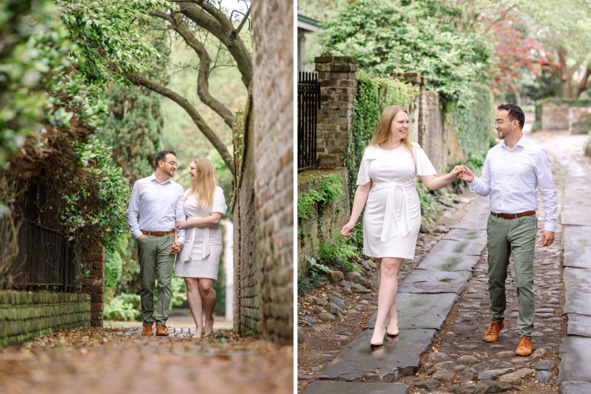 charleston outdoor photo session downtown