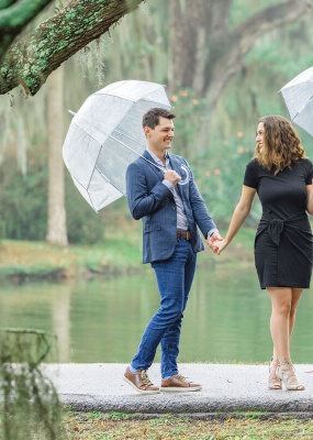 charleston photography rain or shine in park