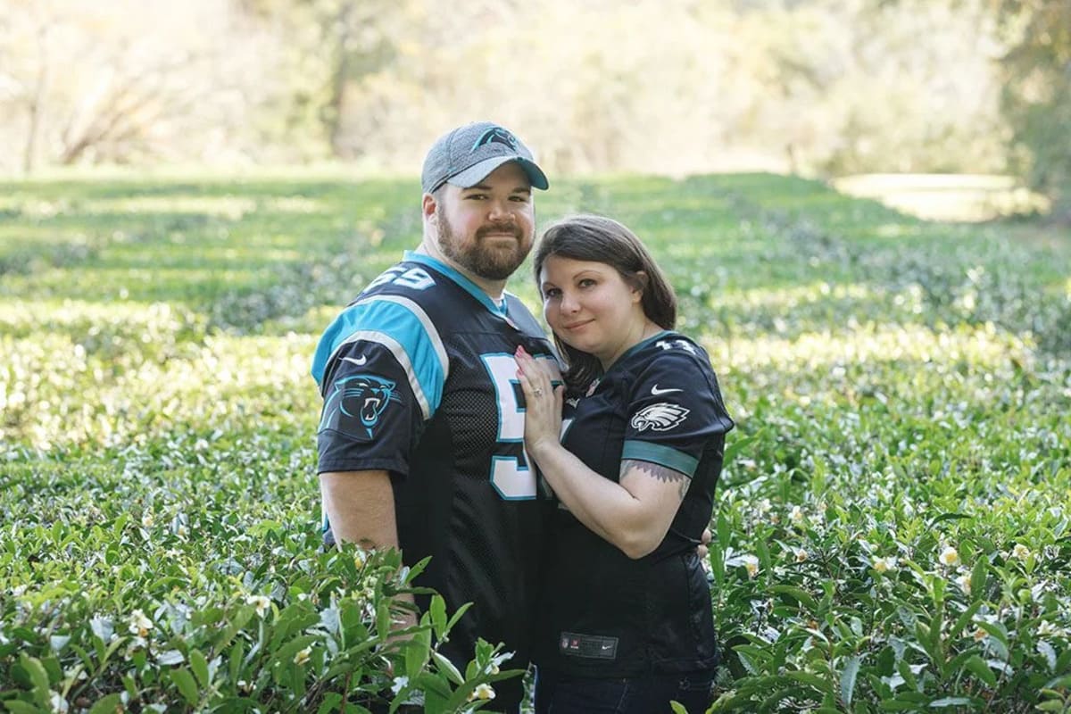 tea garden charleston engagement photographer