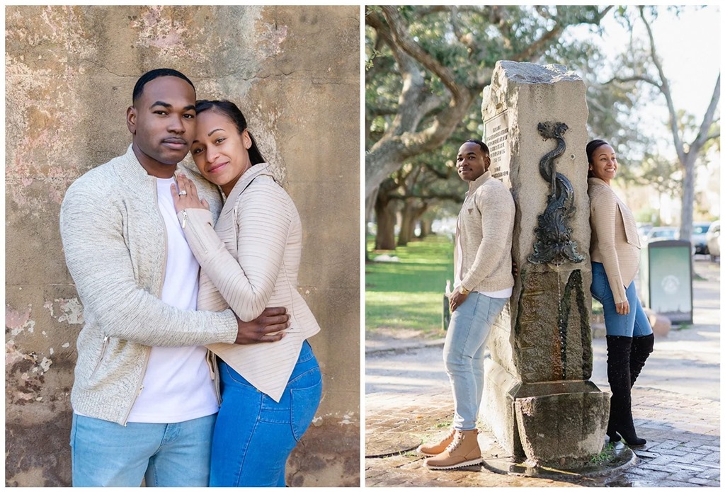 engagement photographer at white point garden