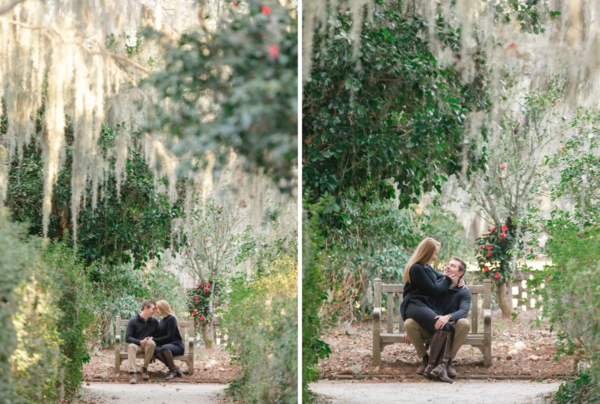 engagement photography at middleton place