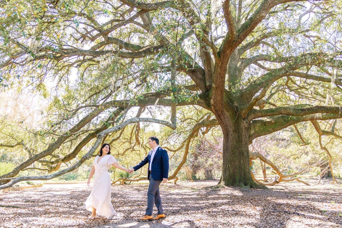 hampton park engagement session charleston photography