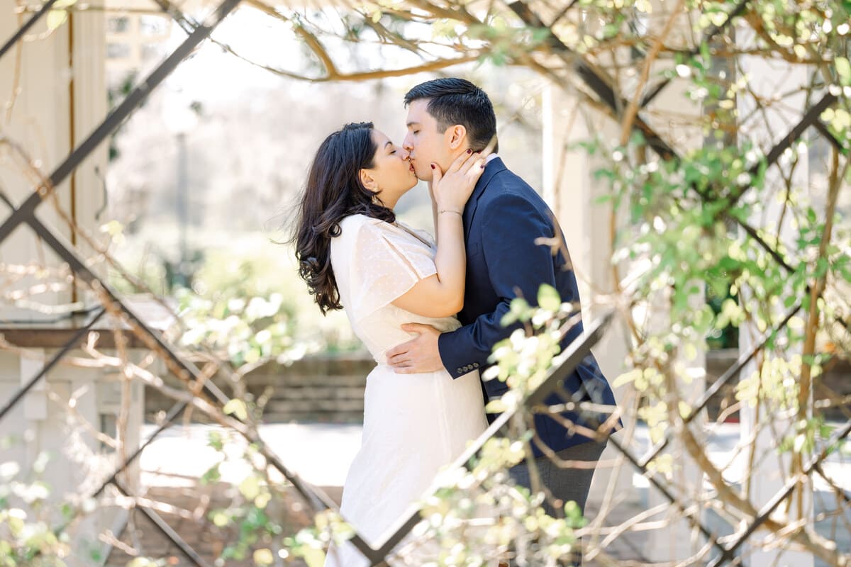 hampton park spring engagement session charleston