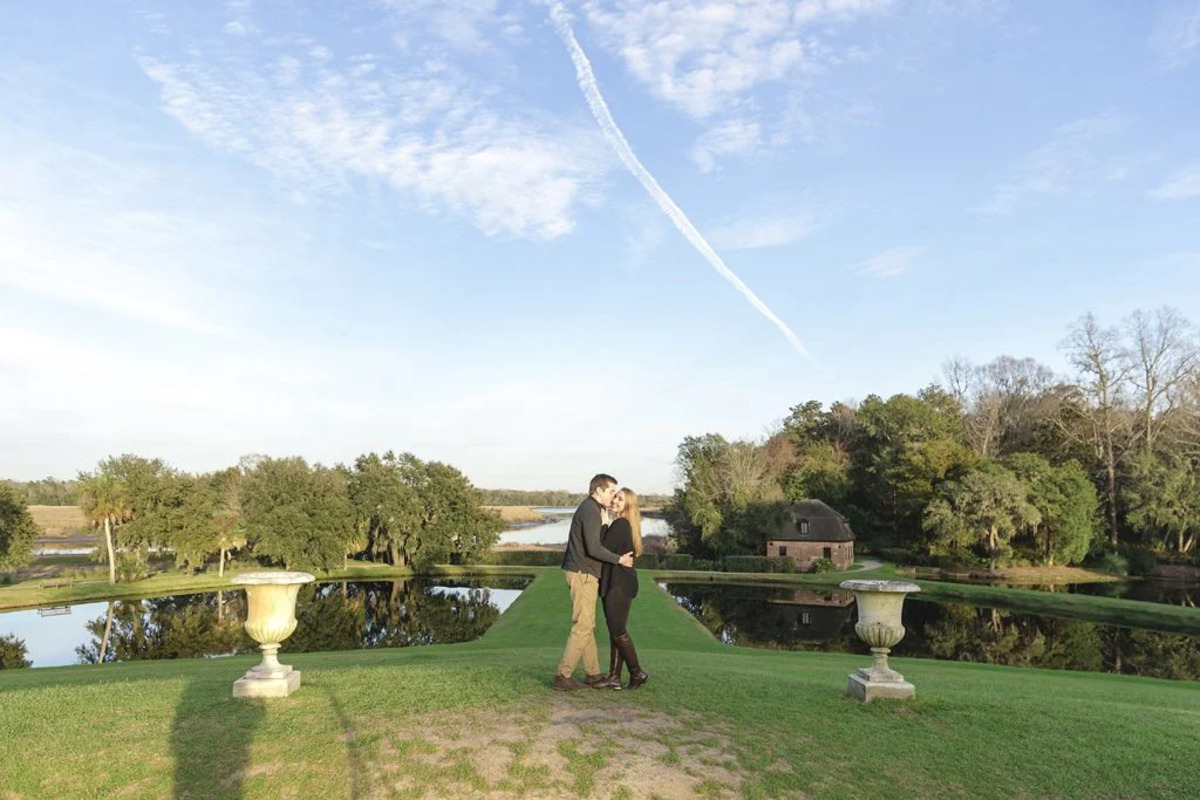 middleton place engagement session charleston