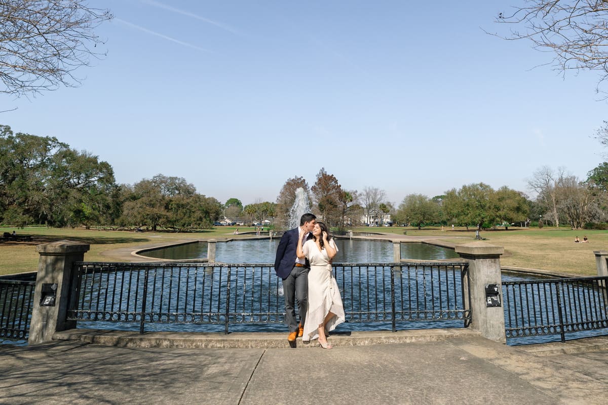 outdoor engagement session hampton park charleston