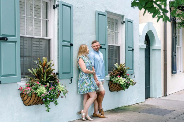 Anniversary Photo Sessions at Rainbow Row: Capturing Memories in Charleston’s Most Colorful Landmark