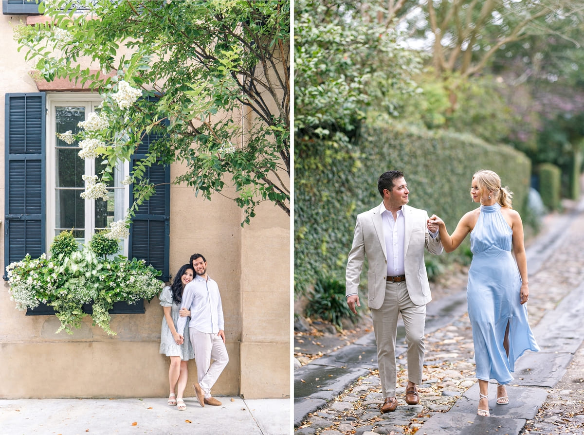 charleston engagement photo session aesthetic