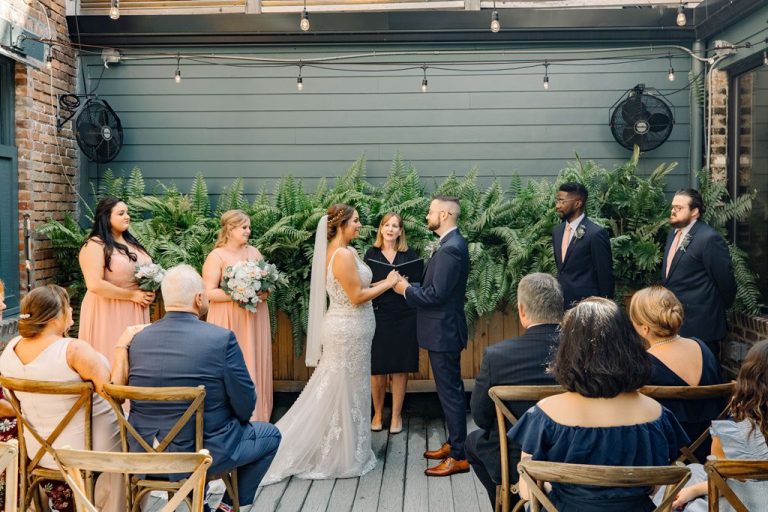 Wedding at Poogan’s Courtyard // Jessica & Kyle