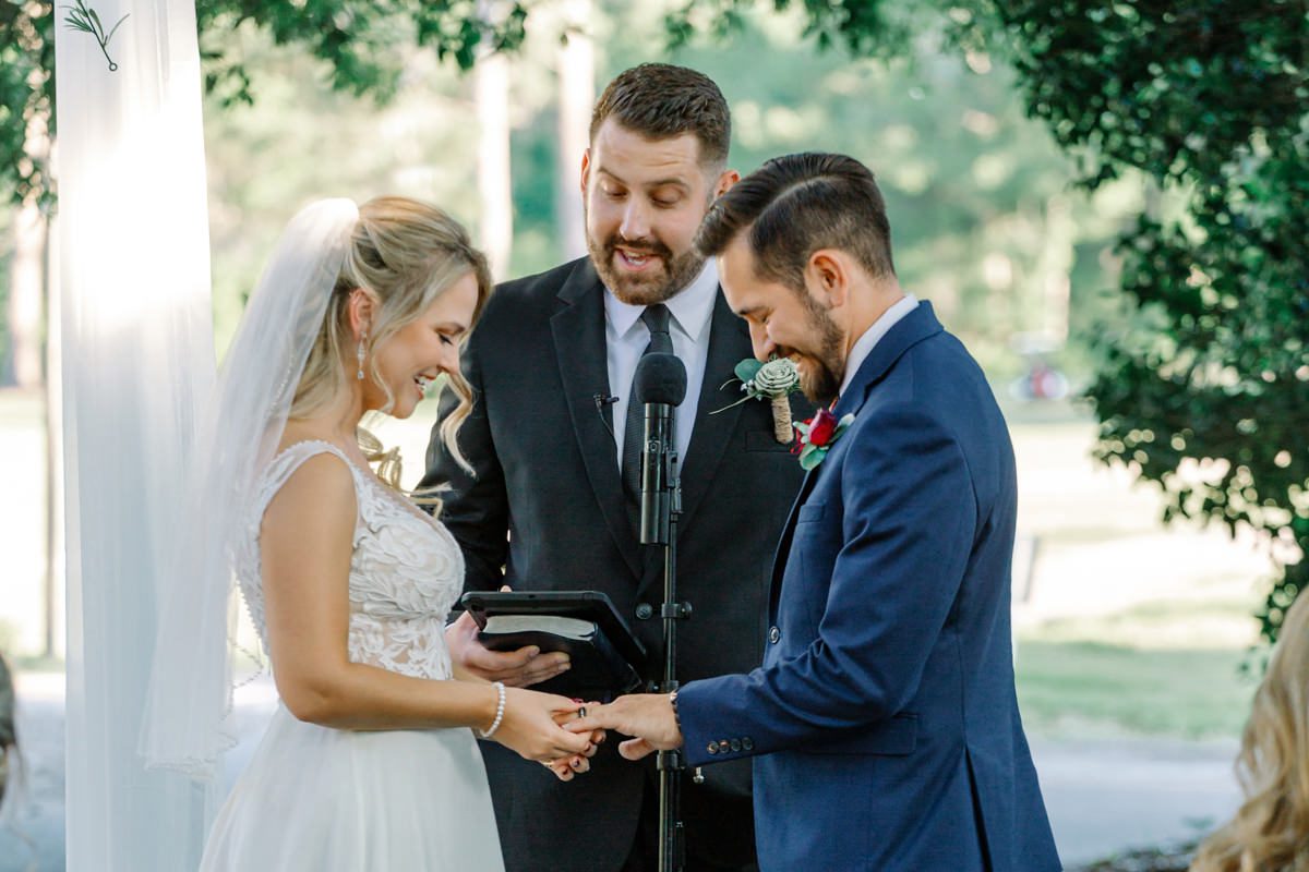 Summerville Country Club wedding ceremony