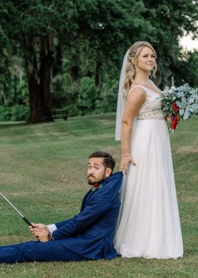 professional wedding photos at Summerville Country Club