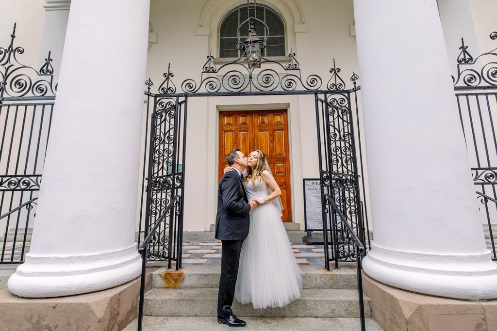 wedding at Wentworth Mansion