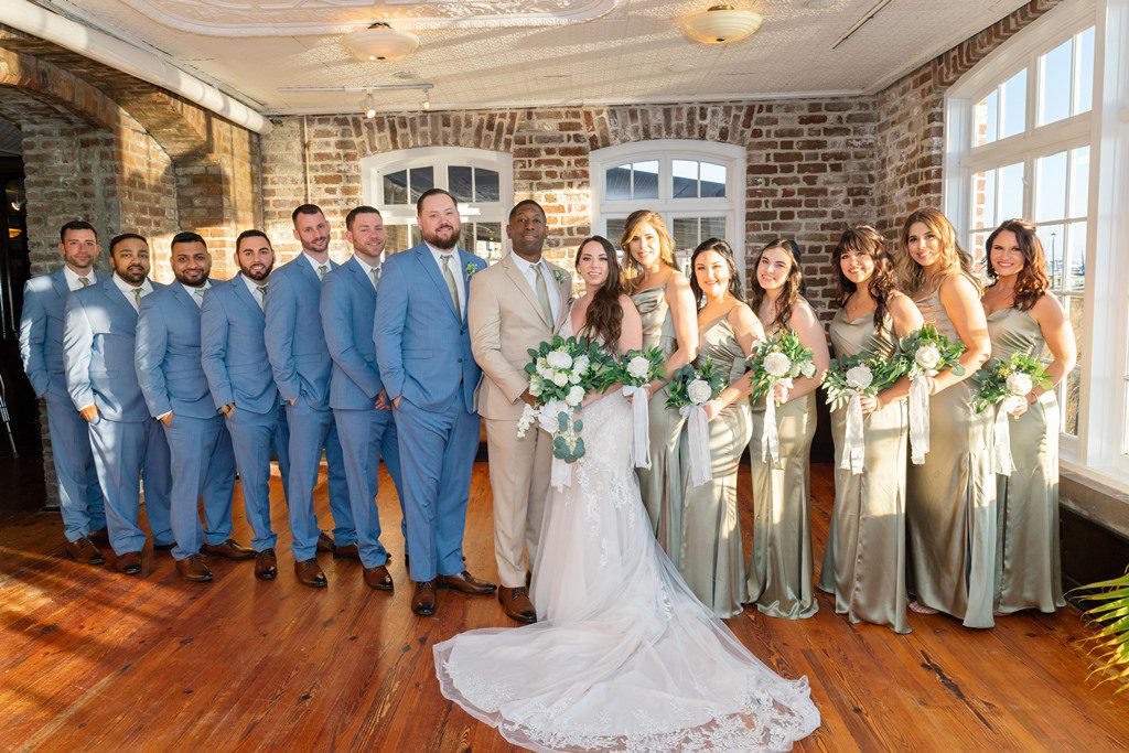 wedding photographer at Historic Rice Mill