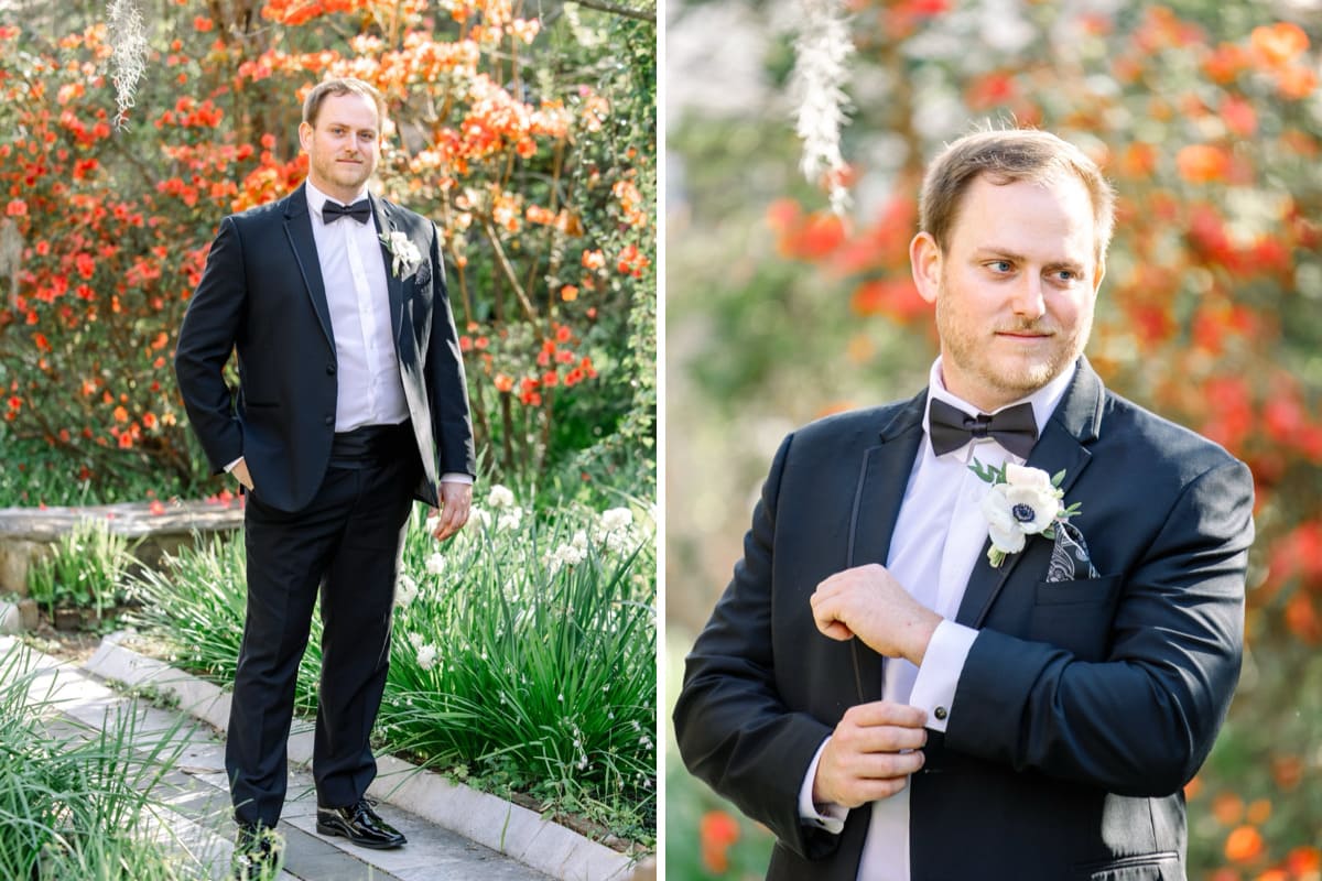 groom bowtie francis marion hotel