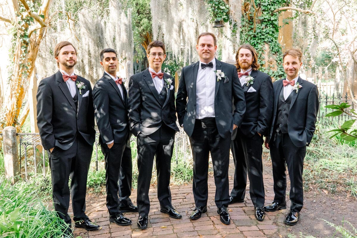 groom buttoning suit francis marion hotel