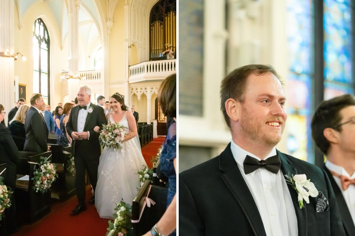 groom waiting altar unitarian church