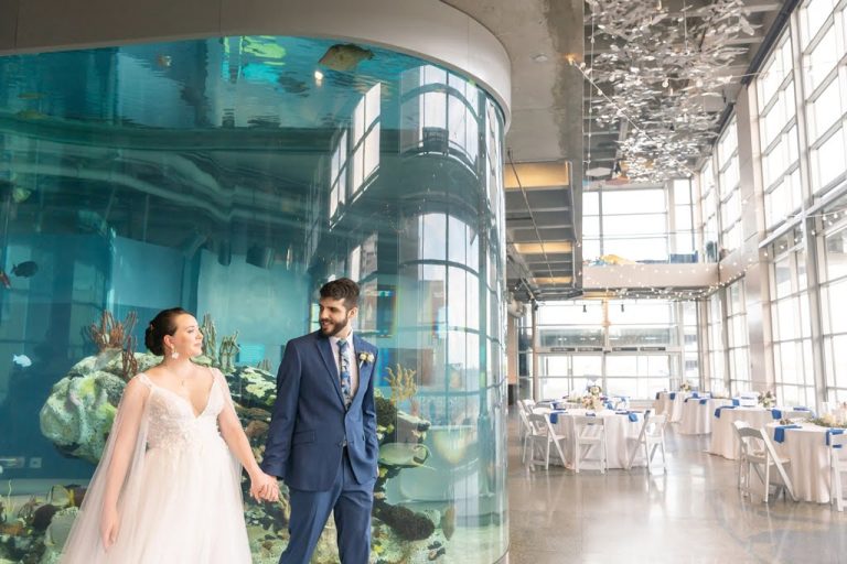 Wedding at South Carolina Aquarium // Marianna & Josh