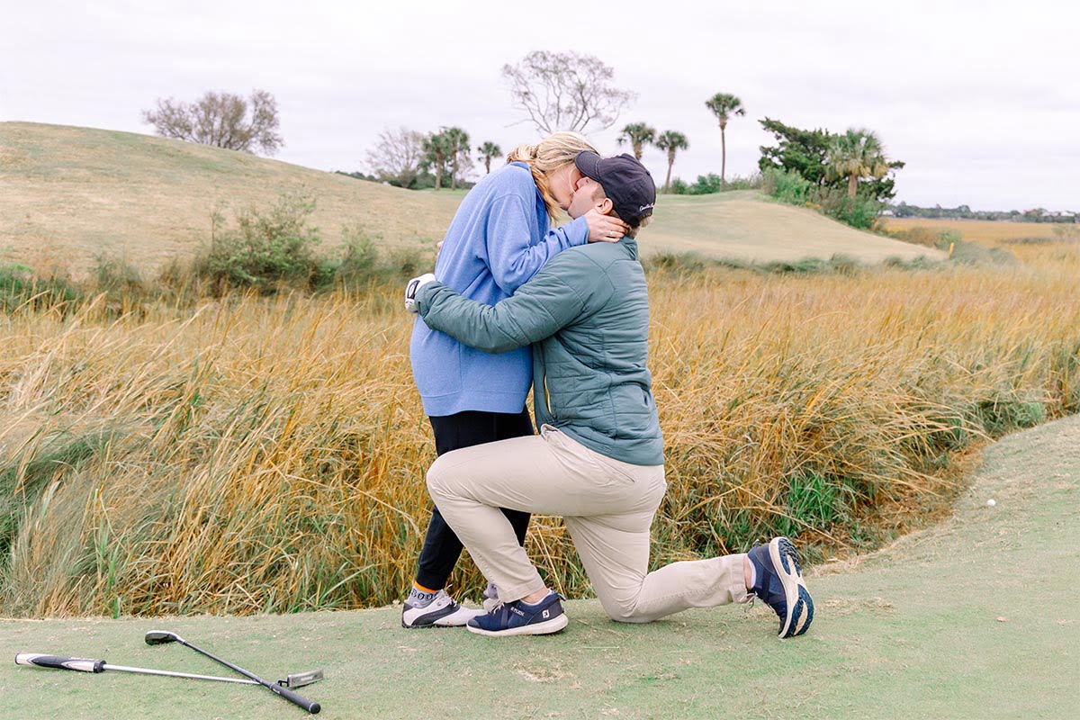 Charleston secret proposal at Golf Course