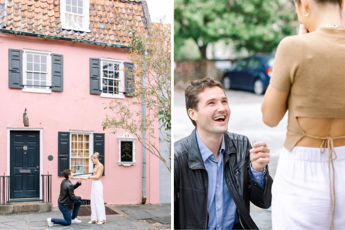 Charleston secret proposal at Pink House