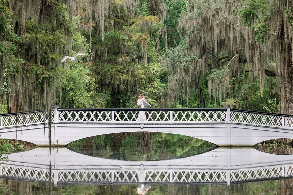 magnolia plantation elopement bride and groom getting ready