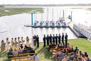 Swain Boating Center at The Citadel wedding